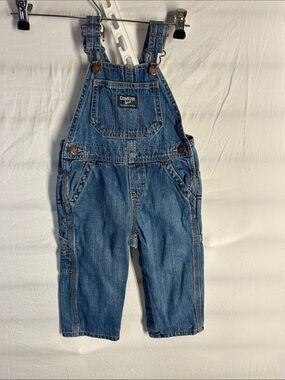 OshKosh B'gosh Classic Denim Overalls in Medium Blue